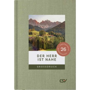 Der Herr ist nahe - Grossdruck Buchkalender 2026